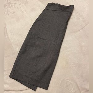 Gray Business Casual Skirt
